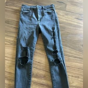 Abercrombie & Fitch skinny high rise ankle jeans